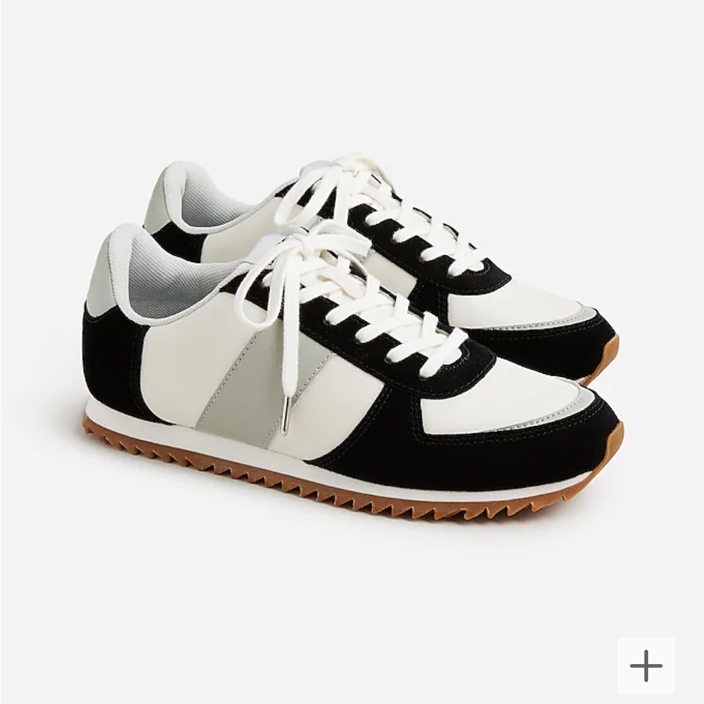 J. Crew trainers color block.